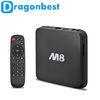 4K m8 Tv Box s802 Full HD Media Player 1080p Ott Android TV Box Quad Corea