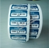 Custom Tamper Resistant Asset Barcode Stickers With Company Name or Logo Printed For Security Property Seal Label Tags