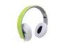 UV Coating HI FI Foldable Over The Head Headphones / Over The Ear Headset For Telephone Use