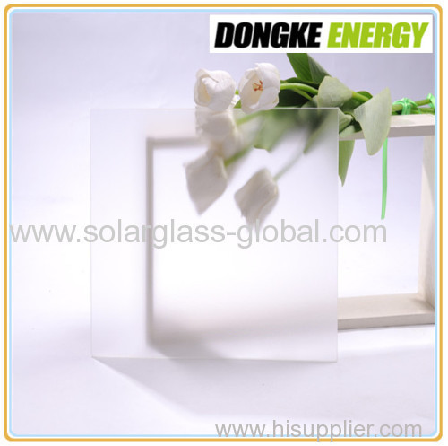 3.2mmAR low iron self cleaning tempered glass