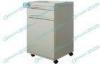 Steel Frame ABS Plastic Bedside Cabinet with Castor for hospital ward furniture