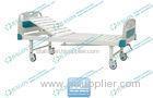Castor With Brakes Hospital Patient Manual adjustable Beds with one Crank