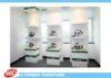 Custom Logo White Green Wooden Display Racks MDF For Tools / Shop Products Present
