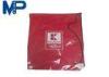 Nonwoven Fabric Traveling durable washable red Custom Printed Shopping Bags