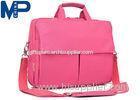 Pink 12 Nylon Shoulder Stylish Ladies Laptop Carry Bags Briefcase for Notebook iPad