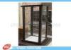 Brown Customized MDF Glass Countertop Display Cabinet For Women Bags display