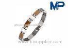 Titanium Bio magnetic Metal Bracelet Wrist Strap dressed in Engagement / Anniversary