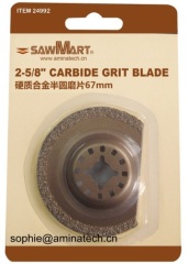 2-5/8 in. Carbide Grit Multi-Tool Half-Moon Blade