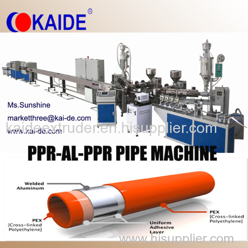 Mulitilayer Aluminum Plastic Composite Pipe Machine KAIDE PEX-AL-PEX/PERT-AL-PERT