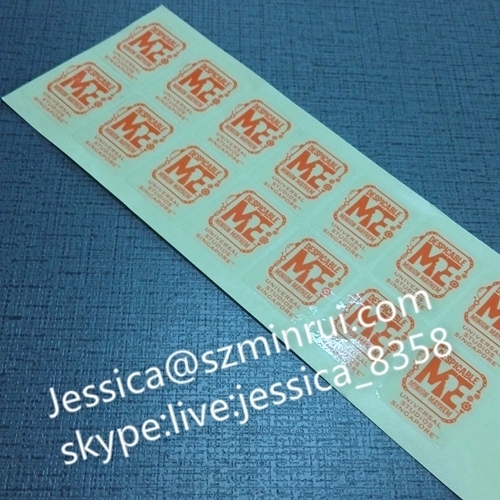 Hot Sale Manufacturing Price Custom Square Clear Vinyl Stickers With Logo Transparent Stickers
