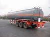 43cbm Liquid Tank Truck Semi-Trailer Anti Seismic For Chemical Industries