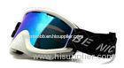 Professional Blue PC Mirrored Ski Goggles Over the Glasses with Nose Bridge Removable