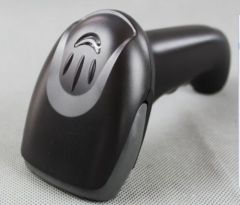 A handheld barcode scanner