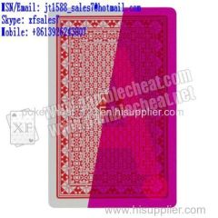 XF Red Royal Plastic Poker Playing Cards / cards cheat / black and white camera / poker cheat / invisible ink / Omaha