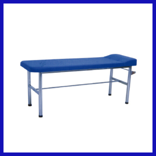 medical examination couch blue color