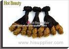 Tangle Free 7A Grade Virgin Hair Omgbre Spring Curl Weave Two Tone Color