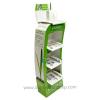 Depilatory Cream Custom Corrugated Free Standing Cardboard Floor Display Racks