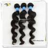 Natural Indian Remy Hair Extensions AAAA Black Loose Wave 28''