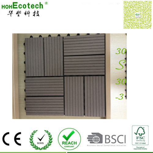 sythenic wood flooring anti-UV mould-proof outdoor living patio DIY tiles