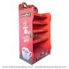 Leading Colorful Preserved Coffee Cardboard Floor Display Racks