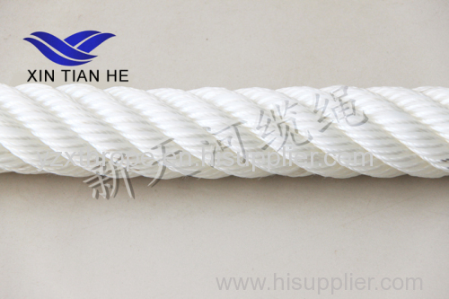 Top grade 6 strand pure nylon rope/hawser/mooring rope 40-96mm