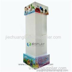 Customized 4 Surface Cardboard Toy Displays With Pegs