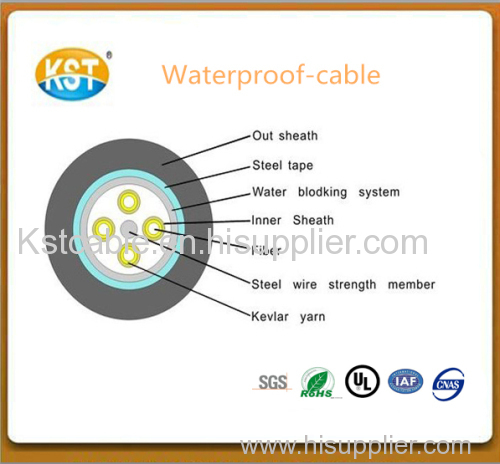 Outdoor optic cable communication cable/2-12 cores waterproof-cable