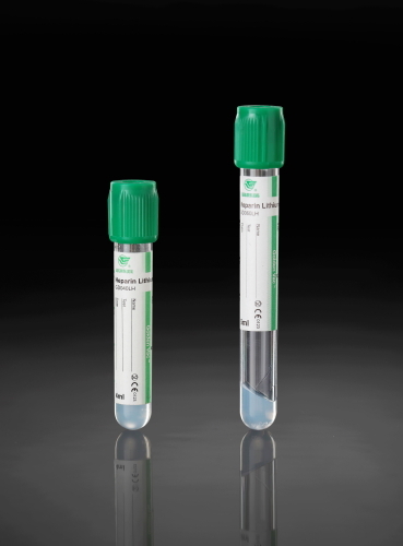 Gel & Heparin Tube green cap