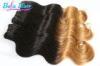 Brazilian Soft 25 inch Two Color Ombre Remy Hair Extensions Body Wave