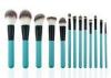 Eye Shadow Eyeliner Professional Makeup Brush Set With Leather Cosmetic Bag