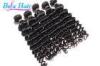 Black Women Deep Wave Peruvian Human Hair Extensions Two Tone Ombre Hair Weave