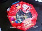 Octangle Packaging Metal Tin Box Ferrero Kinder Joy Toy With Divder Inside And Pvc Window