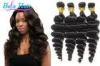Mixed / Highlighted Grade 6A Virgin Hair Brazilian Loose Wave Hair Bundles