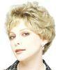 Glueless Wavy Short Hair Synthetic Full Lace Wigs Golden Color OEM ODM
