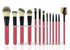 Eco Friendly Professional Cosmetic Makeup Brush Set / Pink Makeup Brushes