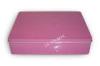 Custom Embossed Rectangle Gift Tin Box With Embossing And Pvc Window