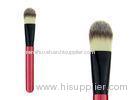 Custom Face Red Powder Foundation Brush Synthetic Makeup Brushes