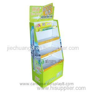 Flooring Promotional Cardboard Stationery Display Rack