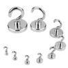 Super Strong Custom Permanent Neodymium Component Cup Shape Pot Magnets hooks