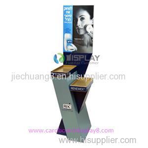 Custom Compartment Floor Cardboard POP Display Rack
