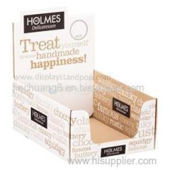 POP Cardboard Counter Display Boxes For Supermarket
