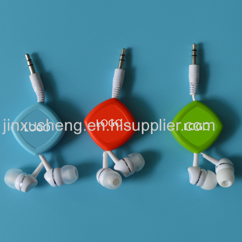 new colours retractable earphone