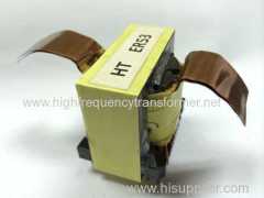ER/EER high frequency transformer with copper