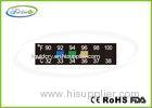Reversible Temperature Indicating Labels LCD Thermometer Strip for Household / Diagnostic