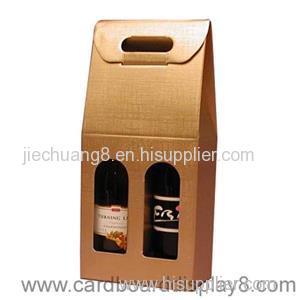 The Top Grade Exquisite Cardboard Red Wine Paper Box