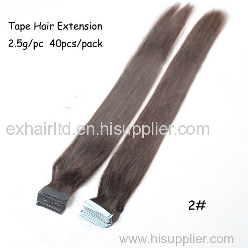 Brazilian Remy Tape Hair Extensions strong blue lace tape adhesive