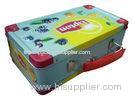Small Fancy Lipton Red Tea Tin Box Metal Lunch Container CMYK
