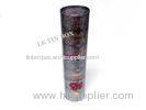 750ml Cylinder Red Wine Tin Box With Plug In Lid And Embossing