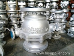 API cast steel flanged ball valve