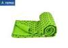 100% Absorbant Microfiber Grippy Yoga Mat Towel With Silicone Or PVC Dots 280gsm